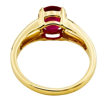 9ct Gold Ruby Ring size N